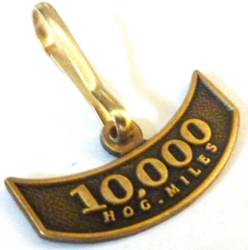 Harley Davidson HOG Motorcycle Mileage Rocker 10K 10000 Miles Replica ZIPPER PULL CLIP