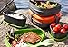 Light My Fire 6-Piece BPA-Free Lunch Kit with Plate, Bowl, Storage Boxes and Spork, Cyan