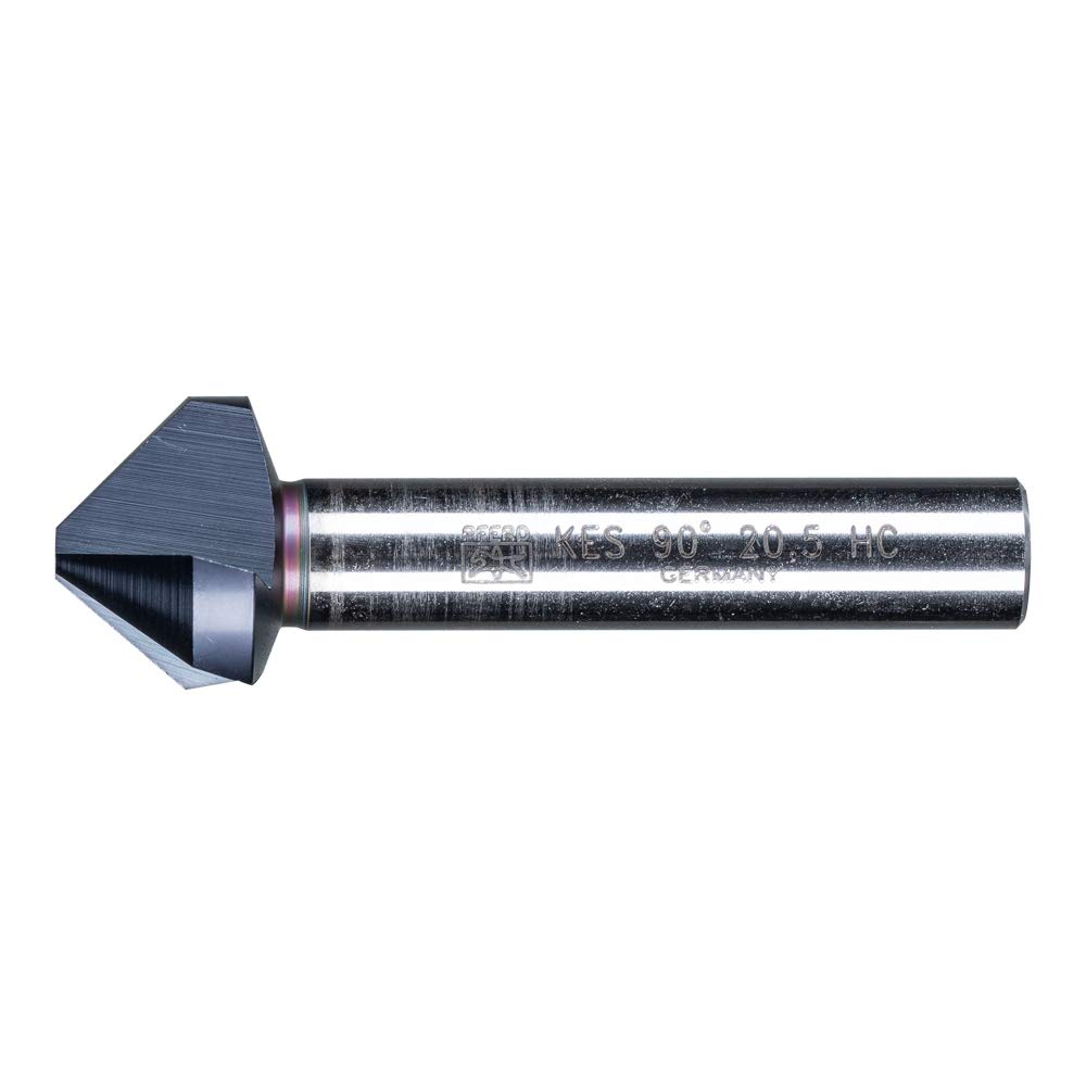 PFERD 25202148 HSS Taper/Deburring Countersink | 90°, Diameter 20.50 mm, Shaft Diameter 10 mm, DIN 335 C | HICOAT Coated