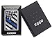Zippo Heroes Lighters - Blue Line Street Chrome