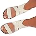 Feshare Womens Summer Flat Sandals Elastic Ankle Strap Open-Toe Gladiator Black Blue