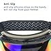 Kasliny Ski Goggles, Snow Goggles Snowboard Over Glasses Goggles for Men, Women & Youth - UV400 Protection and Anti-Fog - Double Grey Spherical Lens Comfortable for Skating Skiing Snowmobiles - Black