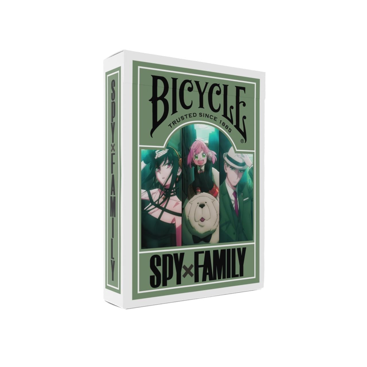 Bicycle Spy x Family Playing Cards Deck. Special edition for fans and collector, Black