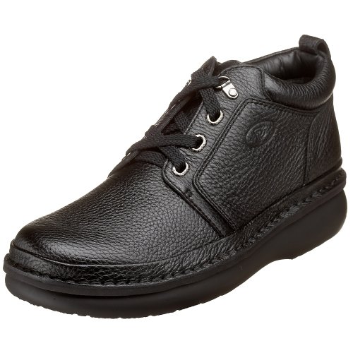 Propet Men's Village Walker Mid Oxford,Black Grain,12 XX (US Men's 12 EEEEE)