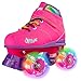 Crazy Skates Dream Roller Skates for Girls with LED Light-up Wheels - Pink (Size: US Mens j13 | US Ladies j13 | EU 31)