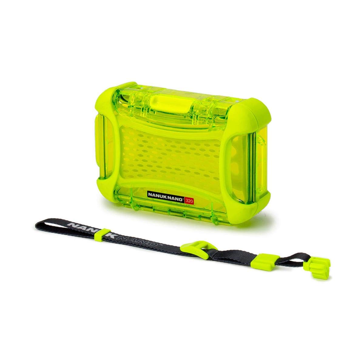 NANUK 320-0002 Nano Series Waterproof Medium Hard Case for Phones, Cameras and Electronics (Lime) — image 1
