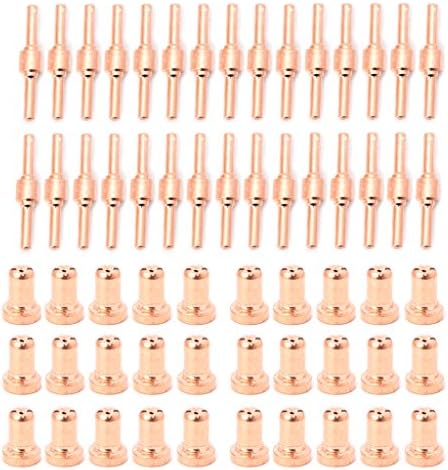 Qiman 60 x Long Electrodes for Plasma Cutting Tip and Welding Nozzle Kit Nozzles
