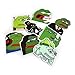 YGMONER 8 Pcs Sad Pepe The Frog Decals Set for Snowboard Luggage Laptop Stickers