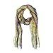 Mardi Gras Lulex Metallic Tassel Long Bufanda Scarf (Purple) - By Feria Mode