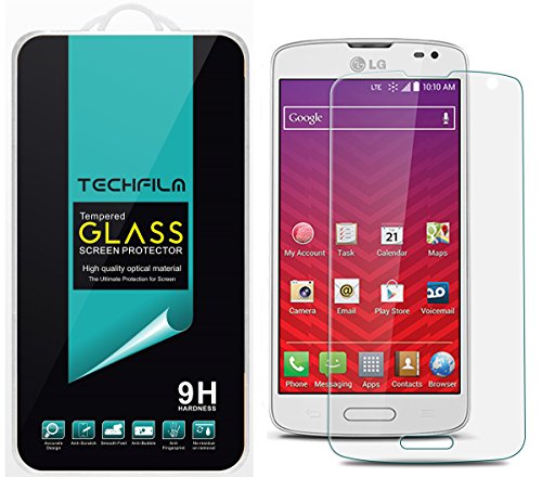 TechFilm®- LG Volt [Tempered Glass] Screen Protector, Premium Ballistic Glass Round Edge [0.3mm] Ultra-Clear Anti-Scratch, Anti-Fingerprint, Bubble Free, Maximum Screen Protection from Bumps, Drops, Scrapes, and Marks [1 Pack]- Retail Packaging