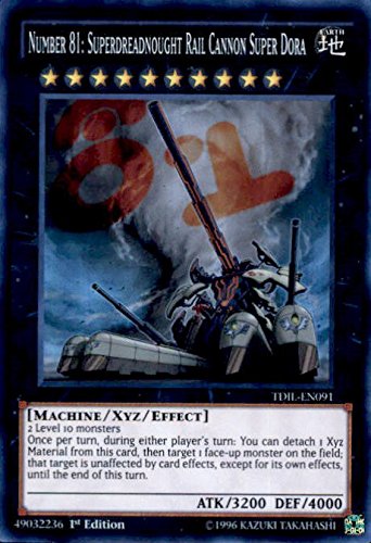 Yu-Gi-Oh! - Number 81: Superdreadnought Rail Cannon Super Dora (TDIL-EN091) - The Dark Illusion - 1st Edition - Super Rare