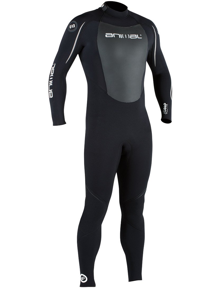 Animal Wetsuits Amp V2 BZ 5/4/3mm Winter wetsuit Black/White/Graphite