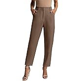 NIMIN Women High Waisted Dress Work Ankle Pants 26"/28"/30" Inseam Office Business Casual Trousers with Pockets 2025