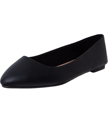 payless ladies dress shoes State Street Womens Pat 2-Piece Flat Black 5.5M 4 star fabrics