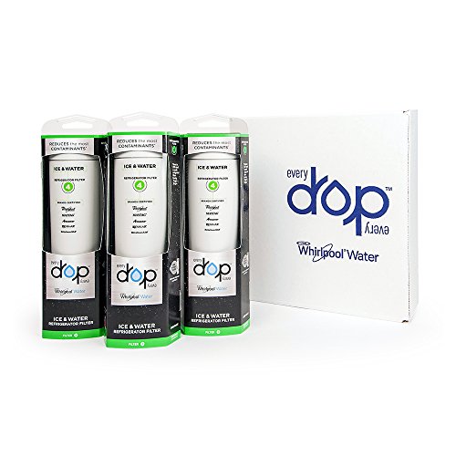 EveryDrop by Whirlpool Refrigerator Water Filter 4 (Pack of 3)