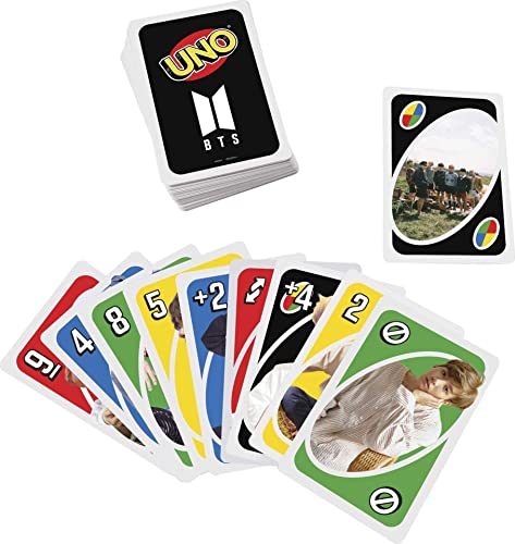 giant uno bts card game with 108 cards based on bts global superstars global boy band gift for boys and girls age 7 years older pricepulse
