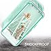 Galaxy S8 Plus Case, AOKER [New] [Perfect] 3 in 1 Shockproof Hybrid Heavy Duty High Impact Hard Plastic +Soft Silicon Rubber Armor Defender Case Cover for Samsung Galaxy S8 Plus (2017) (Mint Grey)