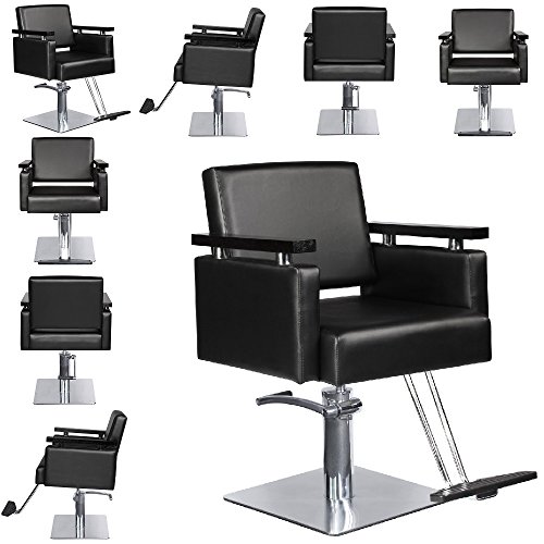 Barber Beauty Salon Equipment Hydraulic Hair Styling Chair Package 8 x SC-10BLK - Thumbnail 5