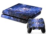 USPRO Protective Game Player and Controller Skin Sticker for PS4 Starry Pattern