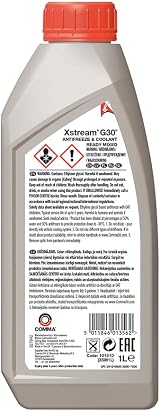 Comma Xstream G30 Ready To Use Coolant 1 Litre Red XSM1L view 3