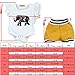 Infant Baby Boy Girl Elephant Romper and Short Pants with Headband Outfits Set