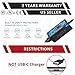 19.5V 65W 45W UL Listed HP Smart Blue Tip AC Adapter for Many Models: X360 Pavilion Envy Elitebook 840 ProBook Stream 11 14 11-ak0040nr 14-dq0040nr 741727-001 Laptop Power-Supply Charger