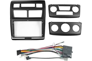 Car Stereo Navigation Android Radio Mounting Frame Mask Bracket with Wiring Harness Specific Designed for Kia Sportage 2007 2