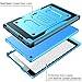 Fire HD 8 Case, [Heavy Duty] i-Blason Fire HD 8 2016 6th Generation Armorbox [Dual Layer] Hybrid Full-body Protective Kickstand Compatible Case with Front Cover and Build in Screen Protector (Blue)