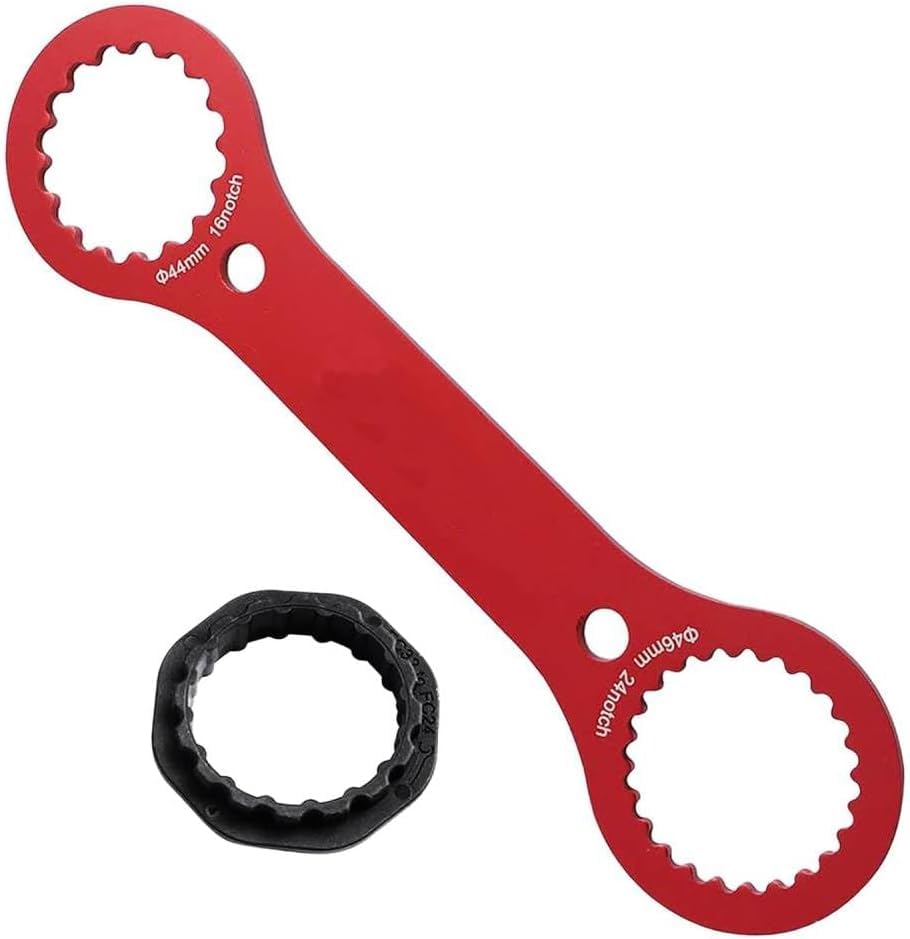 BRITECO BB Axis Wrench, Aluminum Alloy Bottom Bracket Tool, Wear-Resistant, Durable, Lightweight, Bicycle Repair Tool