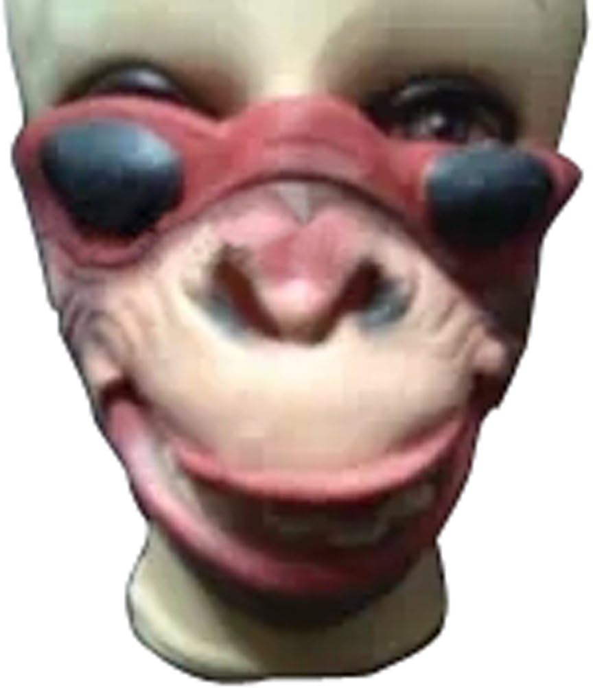 Halloween Half Face Mask Latex Mask Performances Funny April Fools
