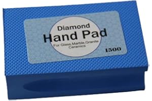 UNIFIZZ Diamond Hand Pad, 1500 Grit Diamond Hand Polishing Pad Electroplated Polishing Pad, Hand-Held Sanding Block