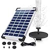 AISITIN-Solar-Water-Fountain-55W-Backup-Solar-Floating-Fountain-Pump-6-Nozzles-for-Bird-Bath-Fish-Tank-Pond-Garden AISITIN 5.5W Solar Fountain Pump Backup Solar Floating Water Fountain Pump, 6 Nozzles, for Bird Bath, Fish Tank, Pond…