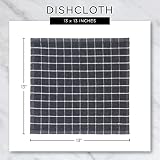 DII Foodie Kitchen Dish Towels & Dish Cloths Set Lime Green Ultra Absorbent 5pc view 10