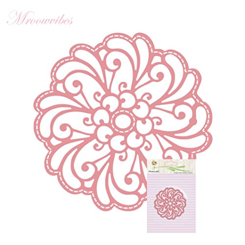 Cutting Dies for Card Making, Staron Metal Cutting Dies Stencil Flower Hearts Happy Birthday Cut Die Template Mould for DIY Scrapbook Embossing Album Paper Card Craft (R)