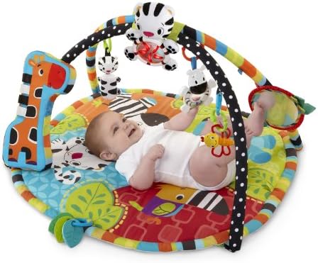 bright starts spots and stripes safari gym