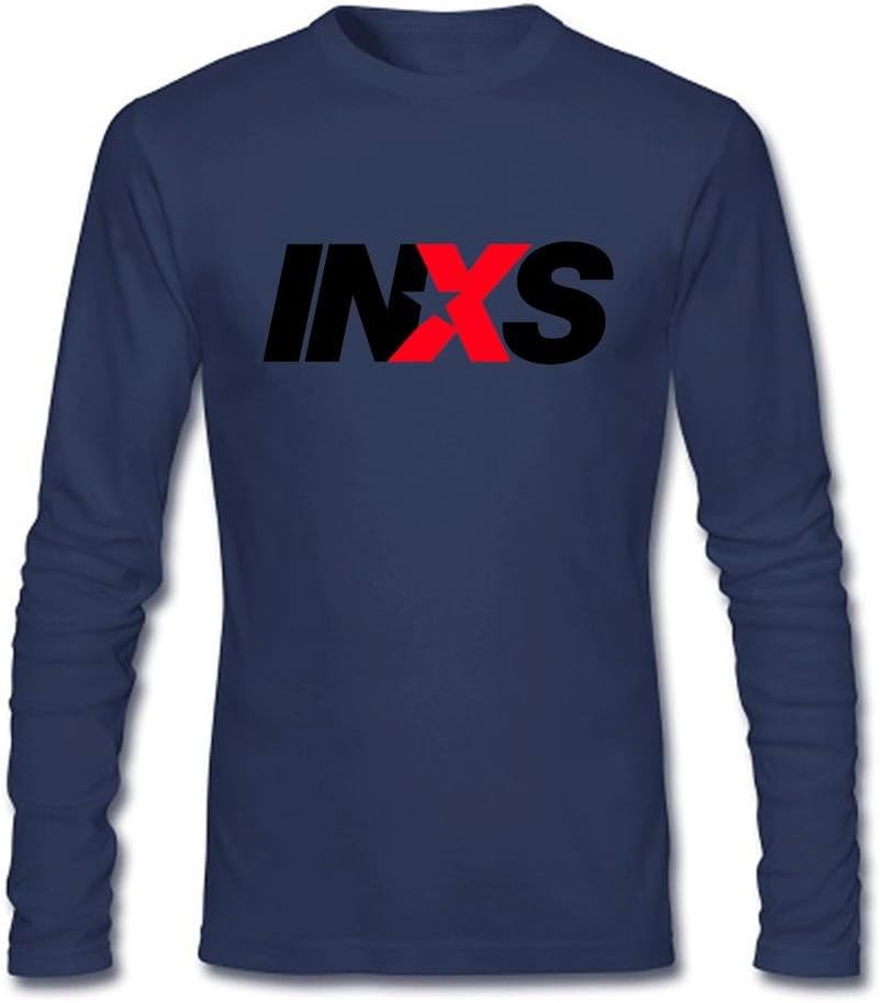 JXK Men's INXS Logo Long Sleeve T-Shirt