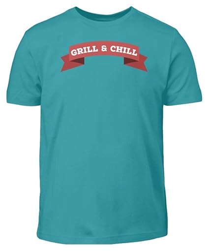 Grill & Chill (rot) - Kinder T-Shirt
