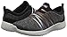 Skechers Sport Womens Burst Alter Ego Fashion Sneaker,Black,9