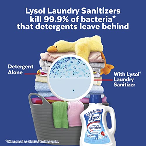 Lysol Laundry Sanitizing Liquid, Laundry Detergent Additive For Clothes And Linens, Eliminates