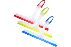 MUZHUPGUZ Shower Squeegee for Glass Doors, 3pcs Bathroom Squeegee for Shower Cleaner Squeegee, Window Cleaning Squeegee Glass Shower Door for Car Window Wiper Mirror Windshield