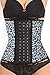 Lady Slim Fajas Colombianas Reductoras Y Moldeadoras para Mujer Underbust Waist Cincher Corset Sport Girdle Hourglass Body Shaper Black-Blue, XL