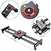 Neewer Camera Slider Carbon Fiber Dolly Rail, 19.7 inches/50 Centimeters with 4 Bearings for Smartphone Nikon Canon Sony Camera 12lbs Loading