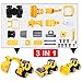 Take Apart Toys with Electric Drill Converts 3 in 1 Construction Trucks Take Apart Toy for Boys Kids Stem Building Toy for Boys Age 5+
