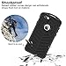iPhone 6S Waterproof Spider Case, iThrough iPhone 6S Underwater Case, Dust Proof, Snow Proof, Shock Proof, Heavy Duty Protective Spider Case Sport Cover for iPhone 6 6S with Carabiner Hook (Black)