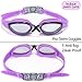 EverSport Swim Goggles, Pack of 2 Swimming Goggles, Anti Fog UV Protection Streamline Design, Soft Nose Piece, 180 Degree Vision, Triathlon Goggles Adult Men Women Youth Teens, Indoor Outdoor