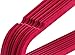 Utopia Home Premium Velvet Hangers Non-Slip Grey - Felt Hangers - Heavy Duty - Velvet Suit Clothes Hangers with Tie Bar (Pink, 50)