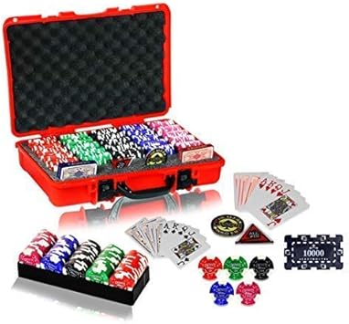 Casinoite Billium 500 with Denomination Bricks Chip Set