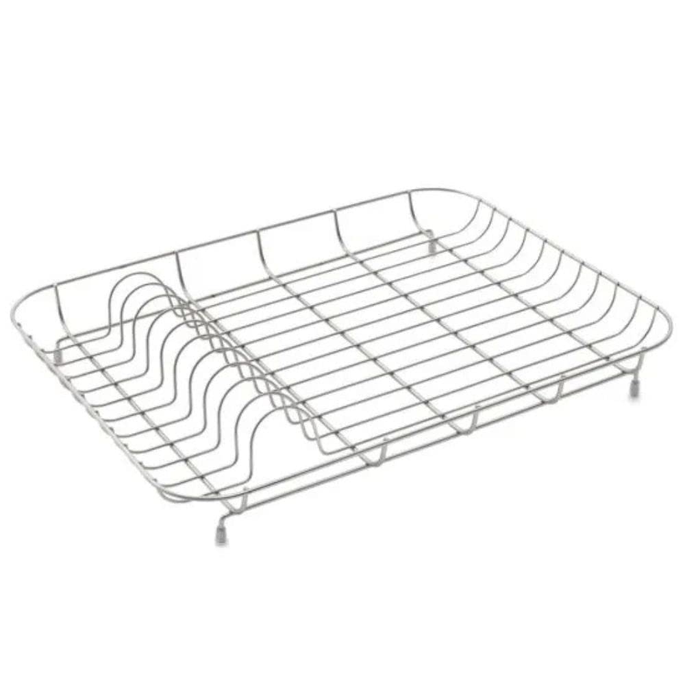 Addis Wire Dish Drainer, Plate Rack, Chrome,white,Black,Red,Lime (Chrome)