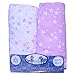 Frenchie Mini Couture Fitted Crib Sheets 100% Woven Cotton Fits Toddler Mattress, Pink Stars, 28 x 52inx8in, 2-Pack