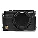 MegaGear Ever Ready Protective Leather Camera Case, Bag for Panasonic LUMIX LX100, DMC-LX100 Camera (Black) (Model: MG661)
